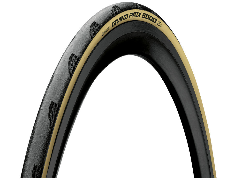 Continental Grand Prix 5000 700 X 25 Road Cycling Tire Black/Cream Foldable