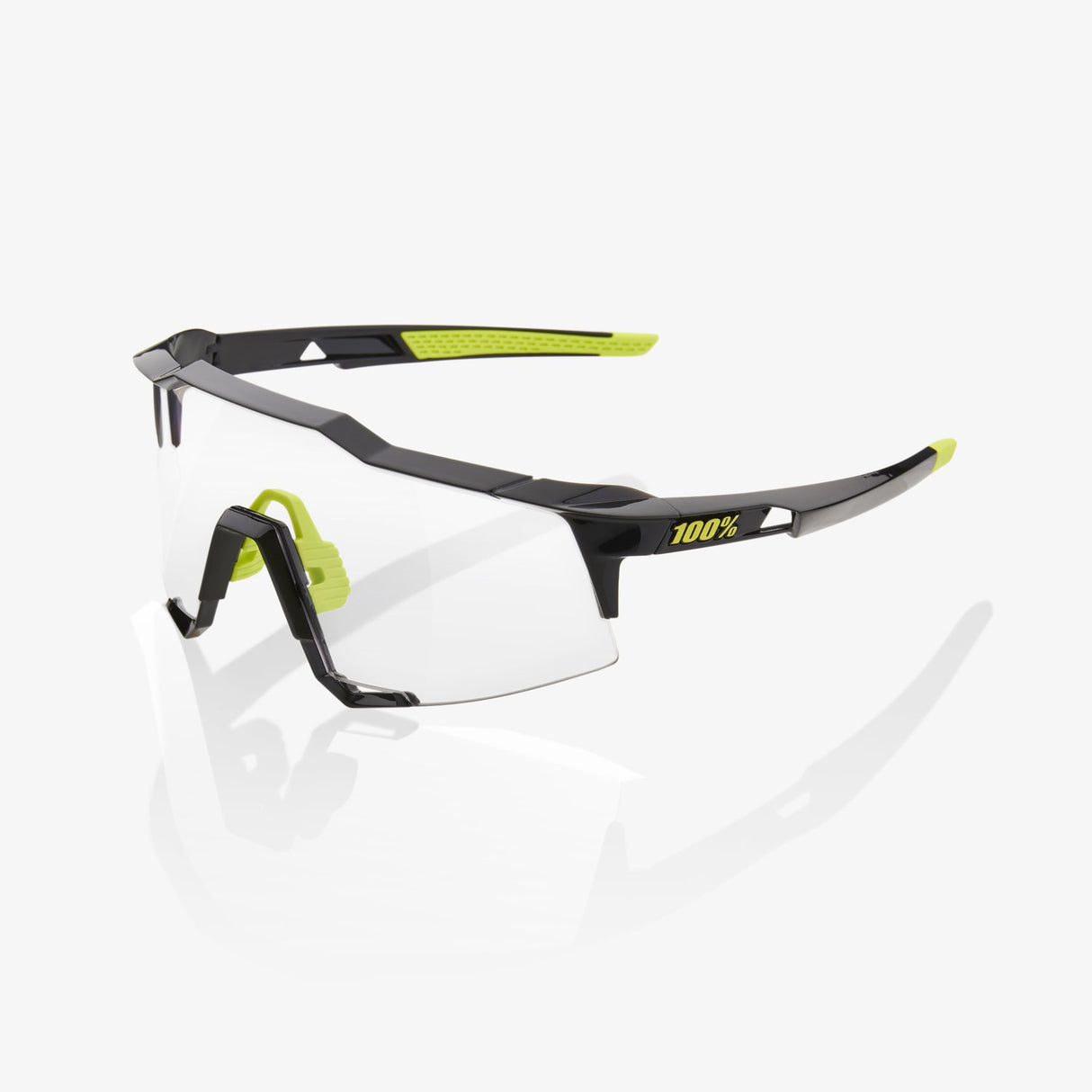 Ride 100% Cycling Sunglasses Speedcraft - Gloss Black - Photochromic Lens Misc 100% 1