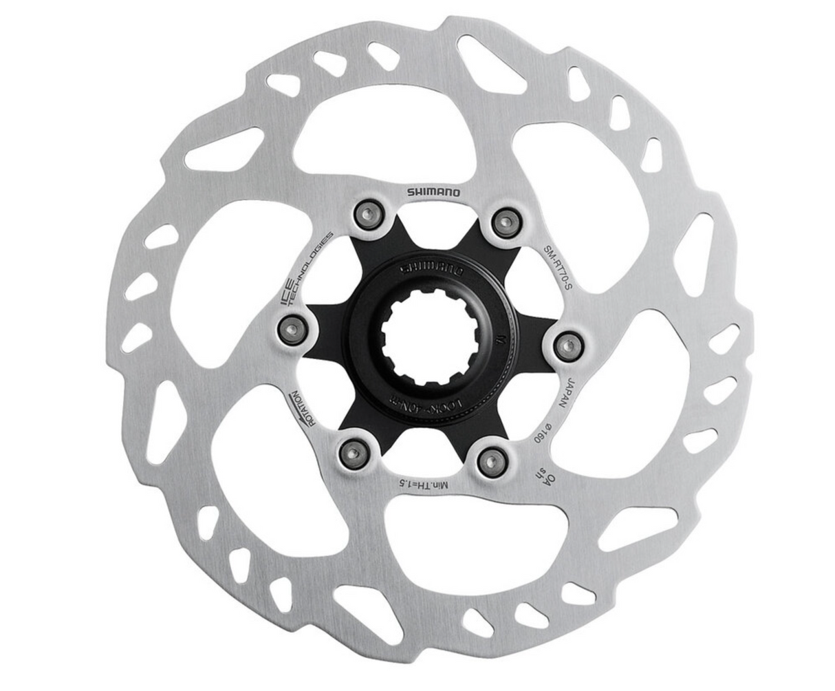 Shimano Disc Brake Rotor SM-RT70 160mm Centerloc 105, GRX, SLX E-Bike Rated