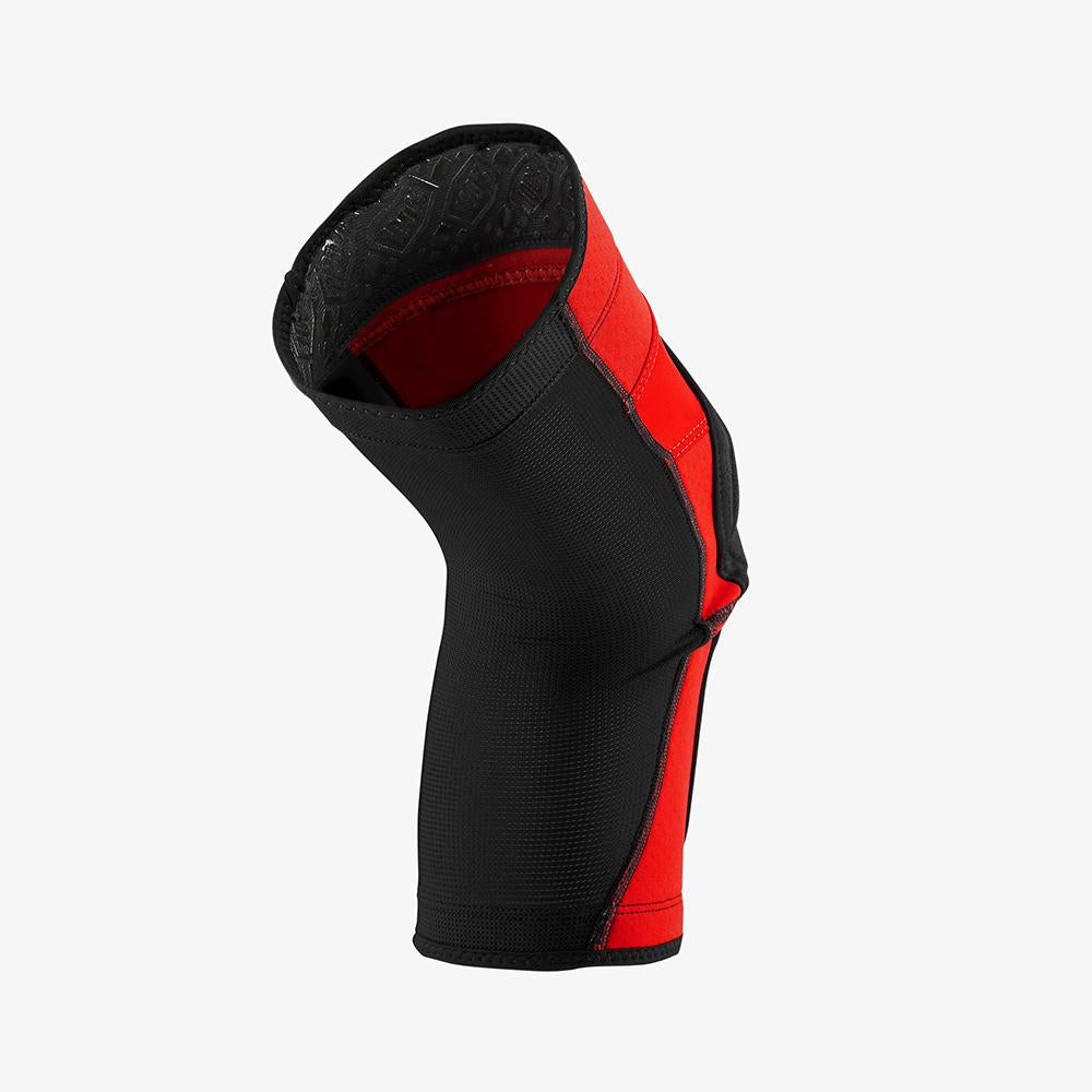 Ride 100% RIDECAMP Knee Guards/Pads, Color: Red/Black- Size MD