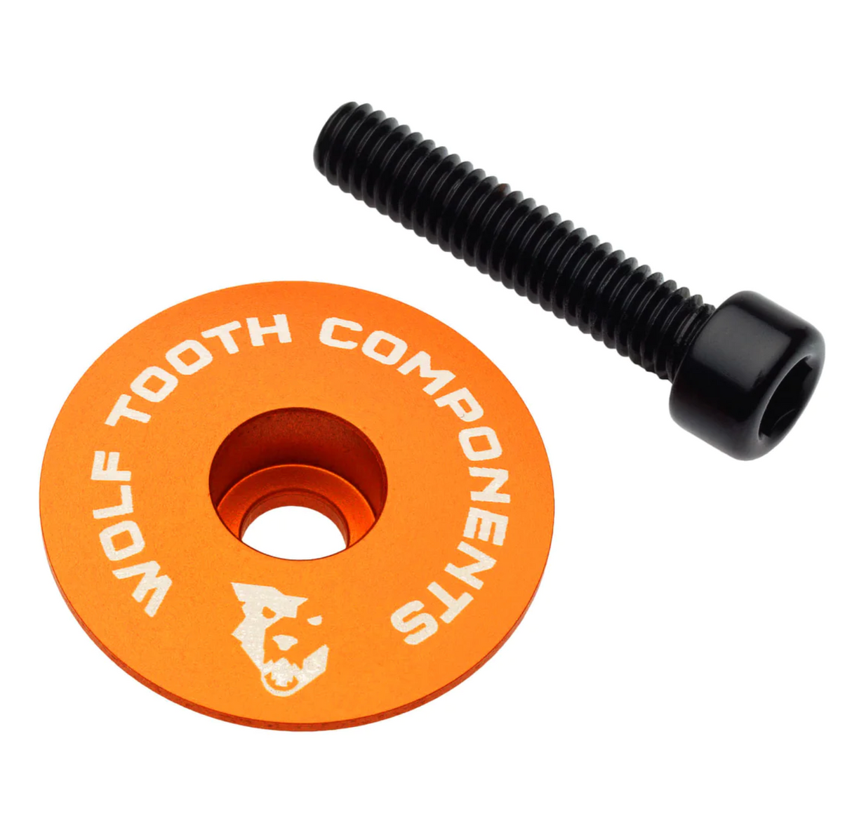 Wolf Tooth Stem Top Cap Orange