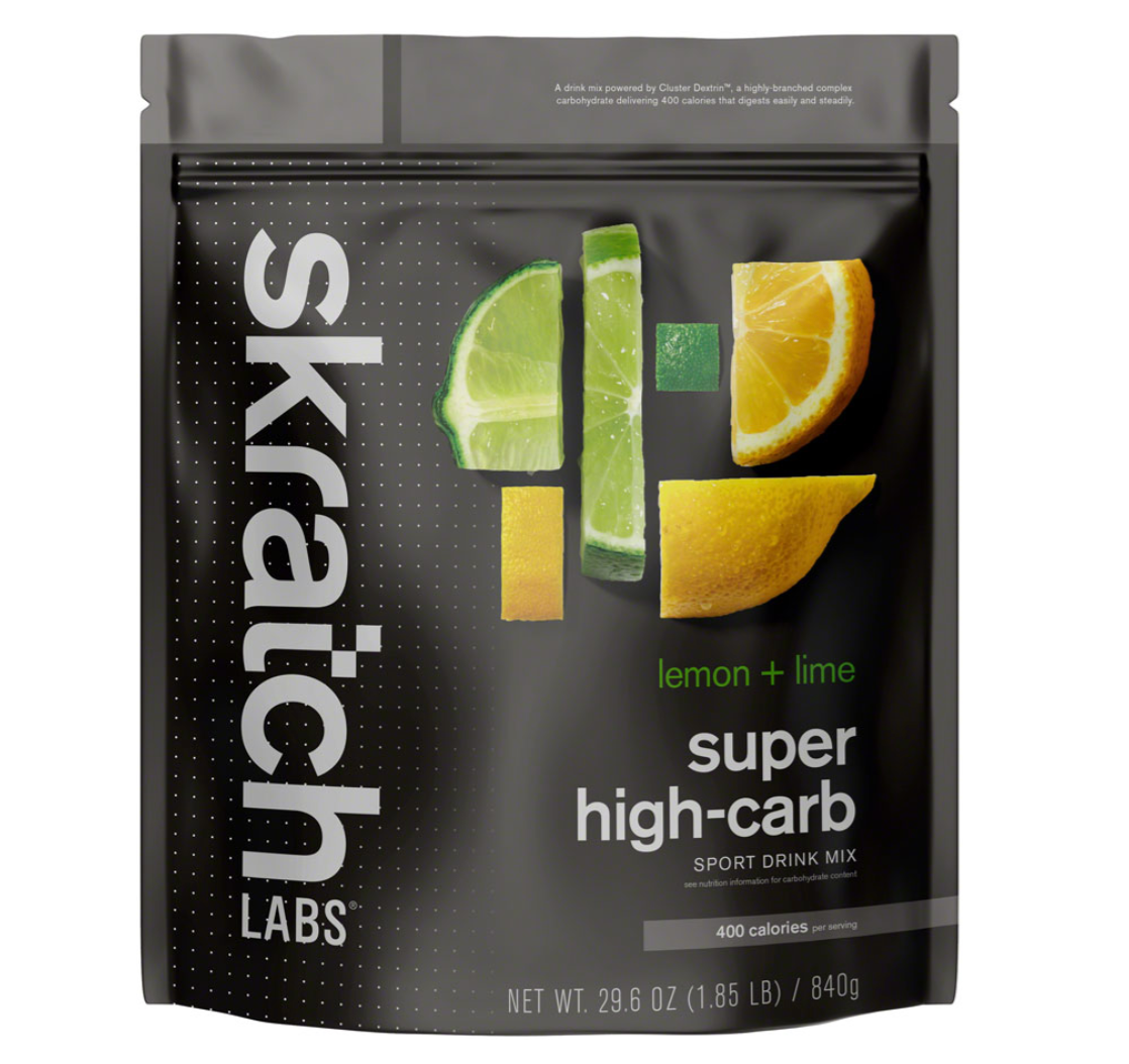 Skratch Labs Super High-Carb Sport Drink Mix - Lemon and Lime, 8 Serving Pouch
