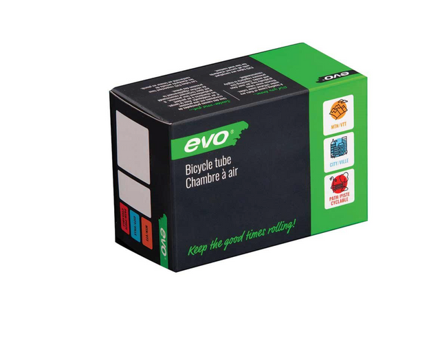 EVO, Thorn Resistant 4.0mm, Tube, Schrader, Length: 48mm, 27'', 1-1/4 Sporting Goods > Cycling > Bicycle Components & Parts > Tubes Full Catalog EVO