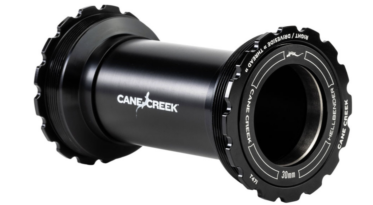 Cane Creek Hellbender 70 Bottom Bracket - T47i, for 30mm Spindle, Black