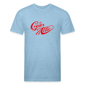 Fitted Cotton/Poly T-Shirt by Next Level - heather blue