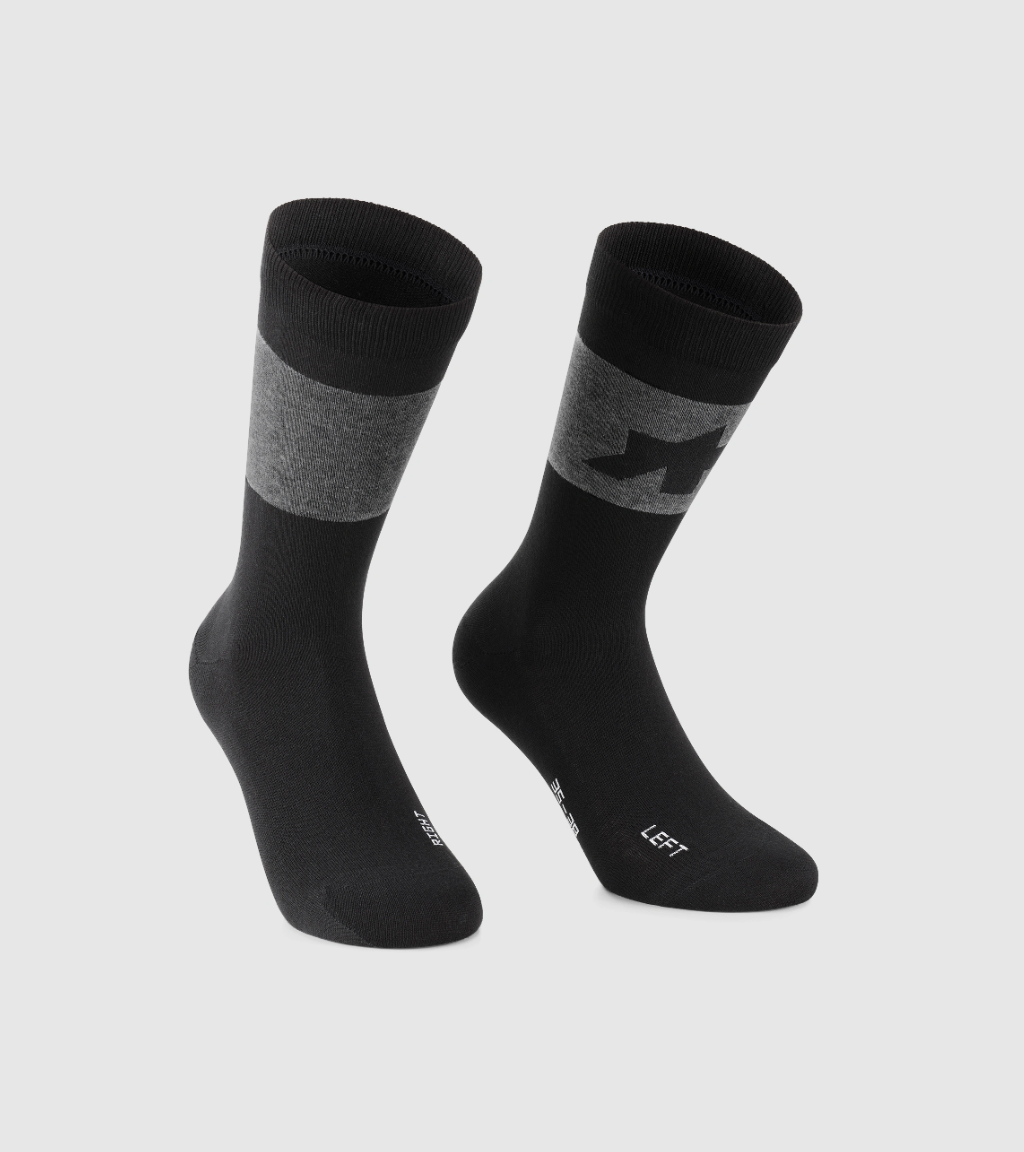 Assos Signature Series EVO Cycling Socks - Black Size 1 (39-42)