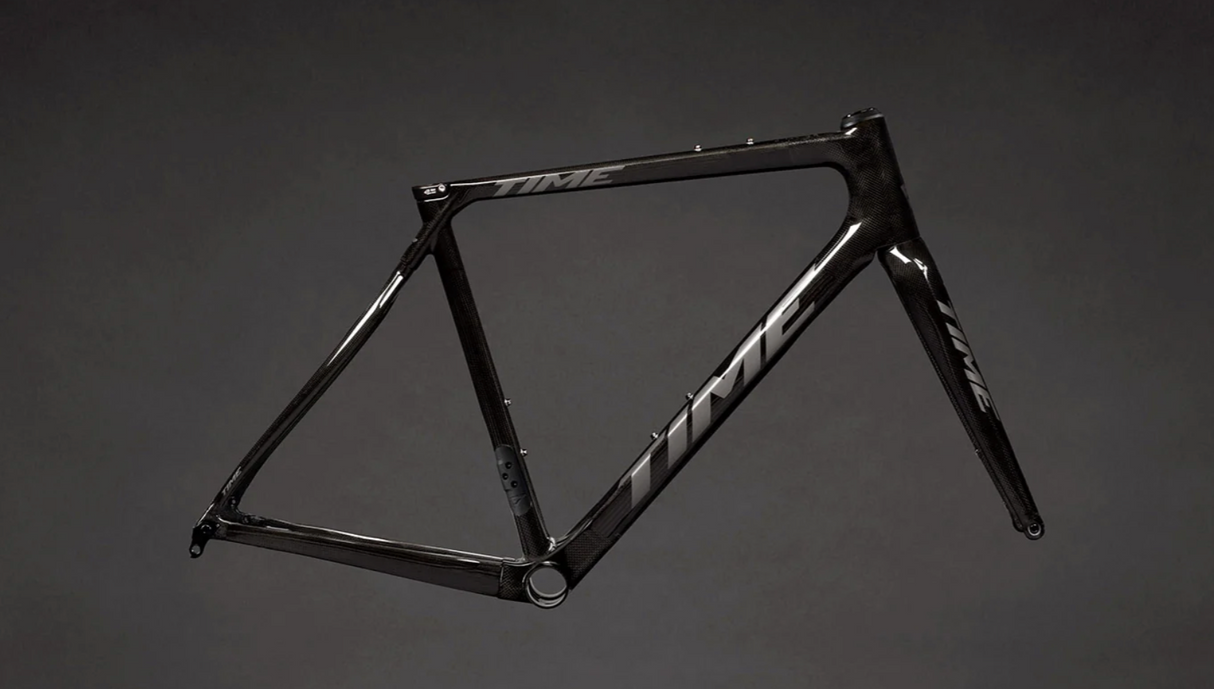 Time ADHX Carbon Bicycle Frameset Gloss Black Size Medium