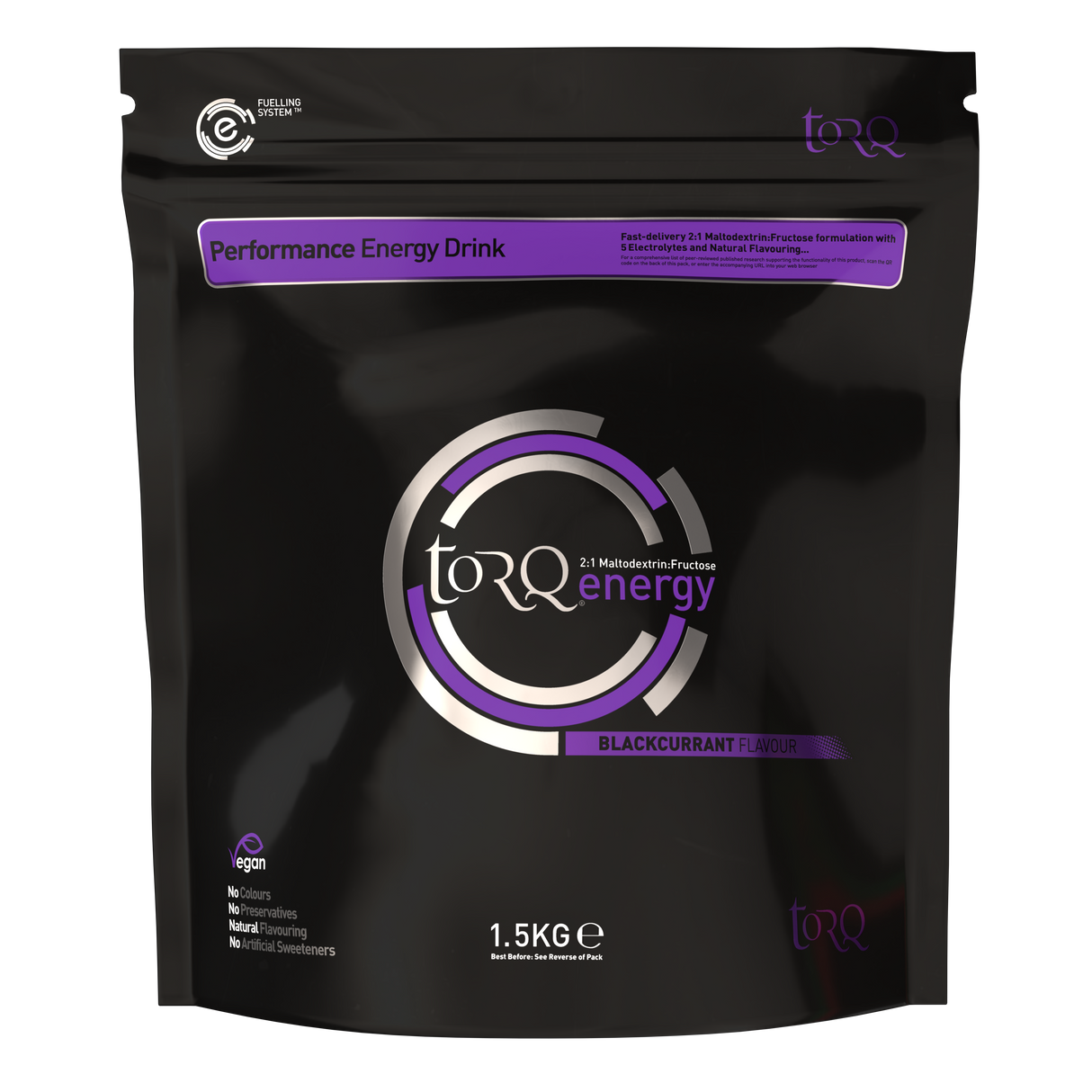 TORQ Nutrition Blackcurrant Energy Drink - 1.5kg EcoSack