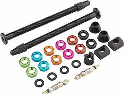Orange Seal - Versa Valve Tubeless Valve Stem Black, 60mm, Pair (2)