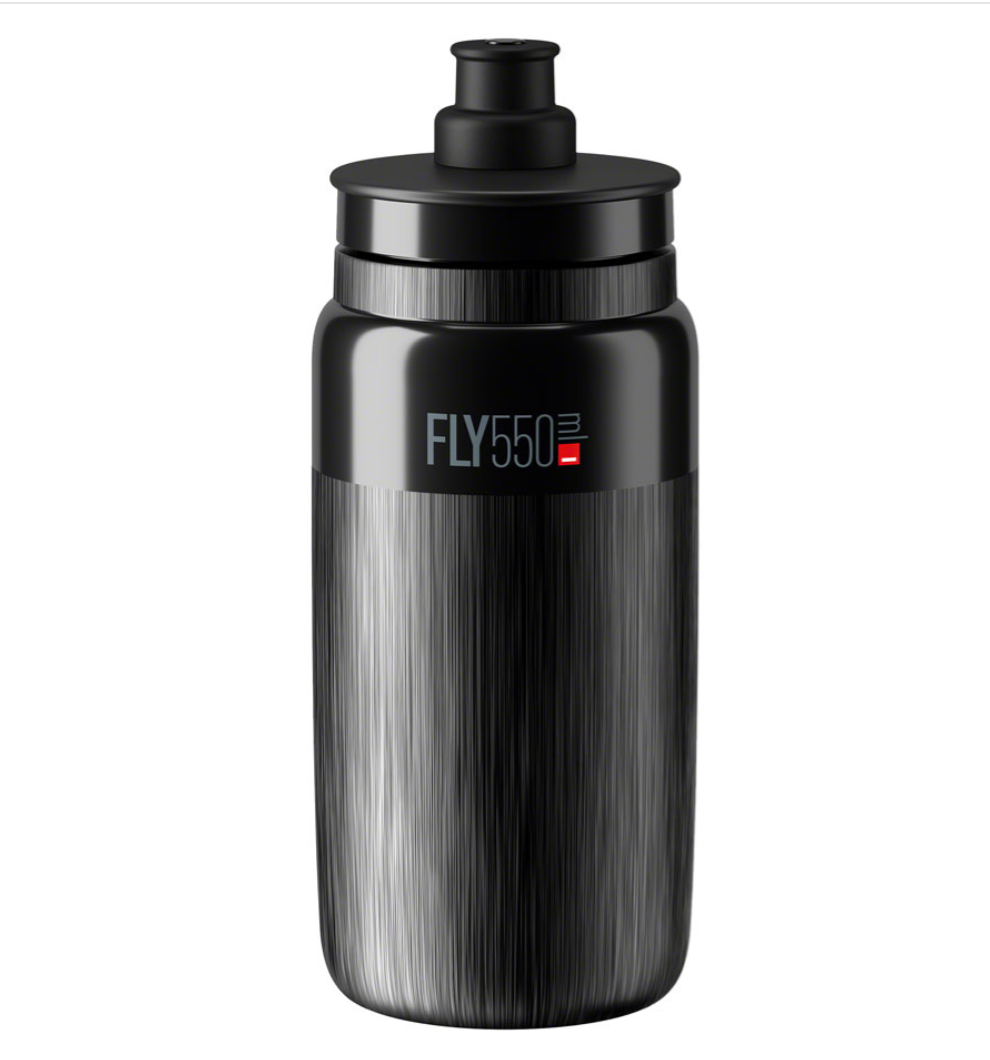 Elite SRL Fly Tex Bicycle Water Bottle - 550ml, Black