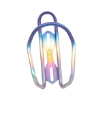 Silca Titanium Water Bottle Cage - Rainbow - Made in USA