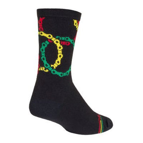 SockGuy Connected Cycling Socks Size S/M Made in USA Sporting Goods > Cycling > Cycling Clothing > Socks Full Catalog Sock Guy