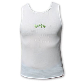 SockGuy Prolite Baselayer Made in the USA - Sleeveless White Size Medium Sporting Goods > Cycling > Cycling Clothing > Base Layers Full Catalog Sock Guy