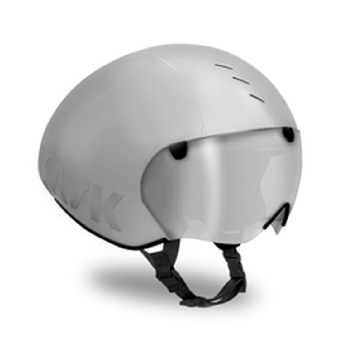 KASK Bambino Pro Aero Time Trial TT Helmet - Silver - Large