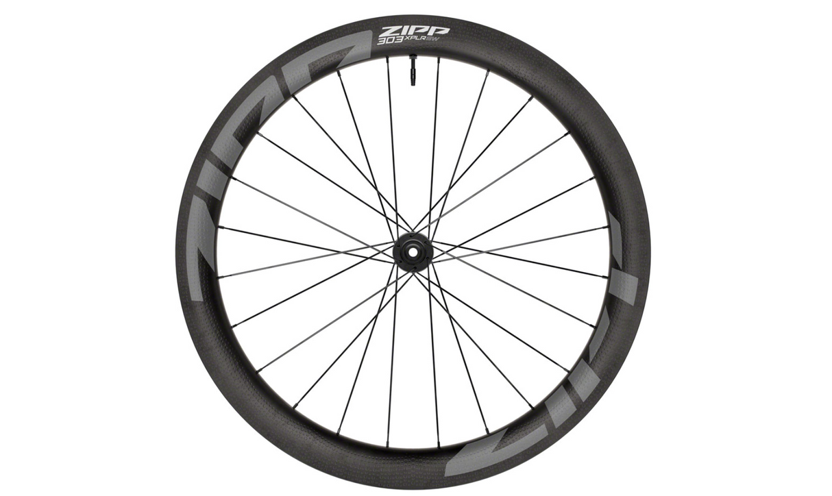 Zipp 303 XPLR SW Front Wheel 700, 12 x 100mm Center-Lock, Carbon, Black 24H, A1