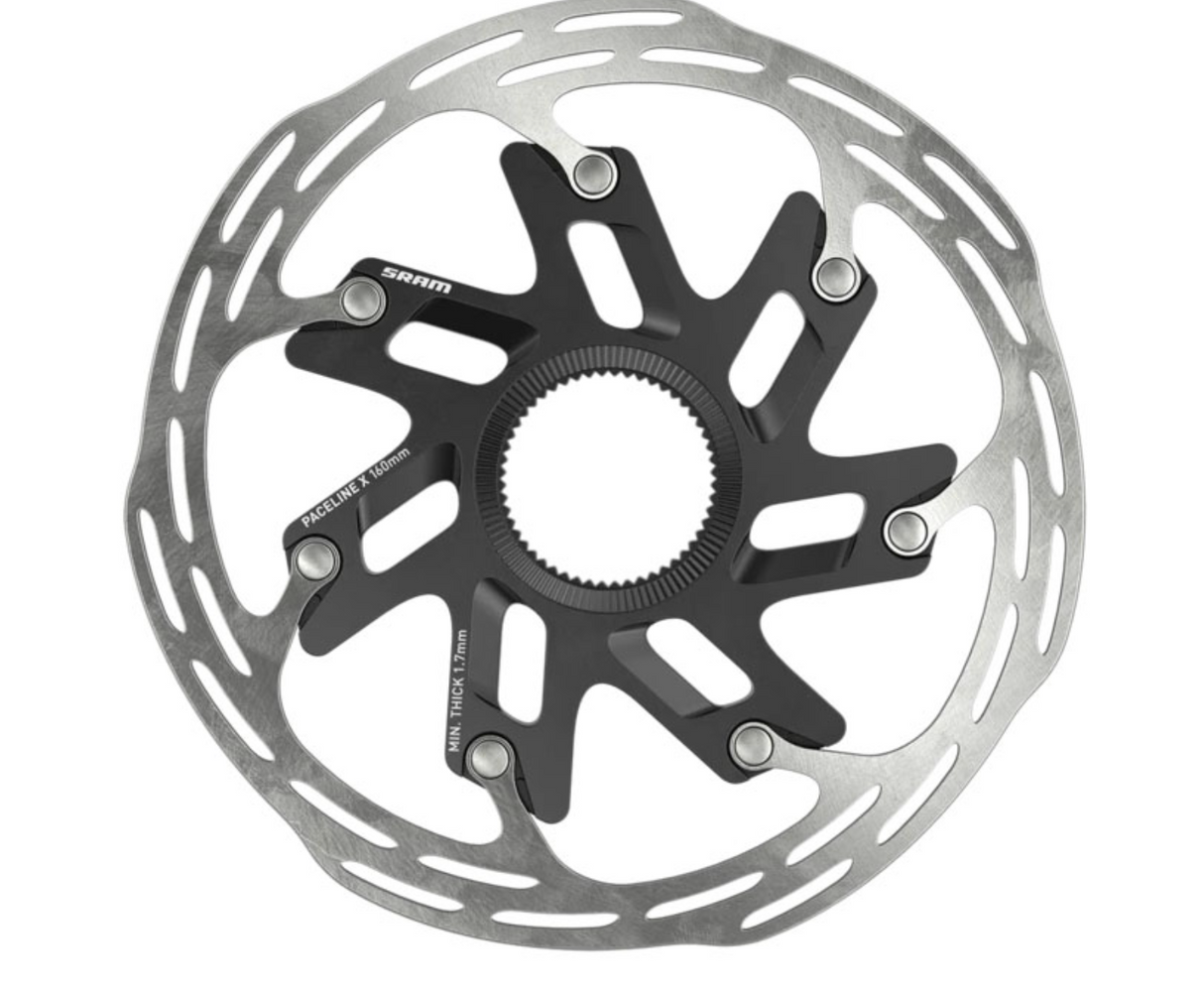 SRAM Paceline X Bicycle Disc Brake Rotor Rounded 160mm Centerlock