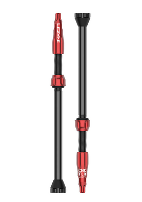 Lezyne CNC TLR Tubeless Tire Bicycle Valve Presta 80mm Red Valve Stem Full Catalog Lezyne