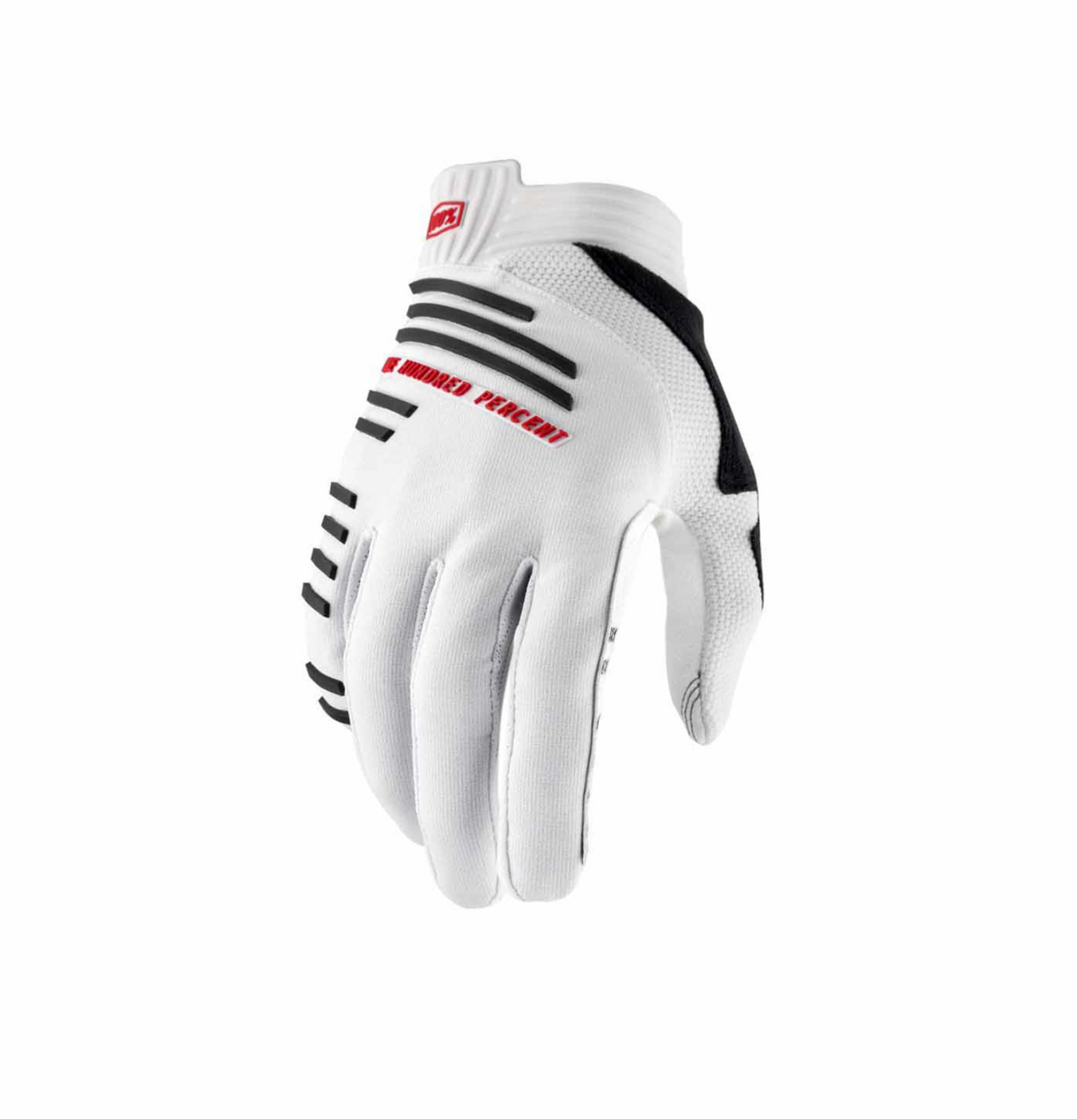 100% DH/All Mountain Full Finger Cycling Gloves R-CORE Glove Silver - Medium Sporting Goods > Cycling > Cycling Clothing > Gloves Full Catalog 100%
