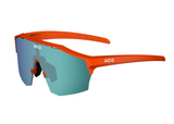 KOO Alibi Cycling Sunglasses - Orange Matte w/ Green Lens Sporting Goods > Cycling > Sunglasses & Goggles Full Catalog KOO