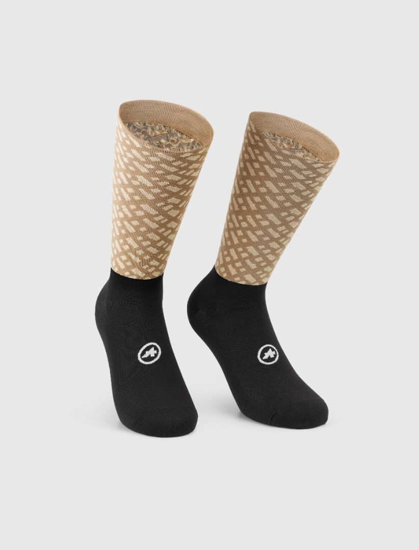 Assos BOSS X Collection - Monogram Socks - Camel - Size 1