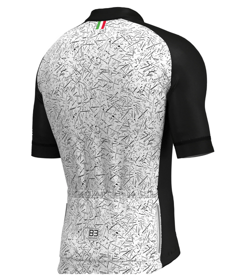 Biemme Sirio SS Cycling Jersey - Mens- Black/White - Size MD - Made in Italy