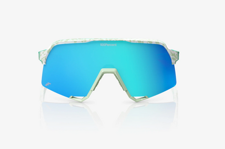 100% Sunglasses S3 Limited Edition Elly De La Cruz Blue Topaz Mirror