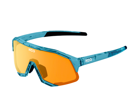 KOO Demo Cycling Sunglasses Luce Teal Blue w/ Orange Zeiss Lens Sporting Goods > Cycling > Sunglasses & Goggles Full Catalog KOO