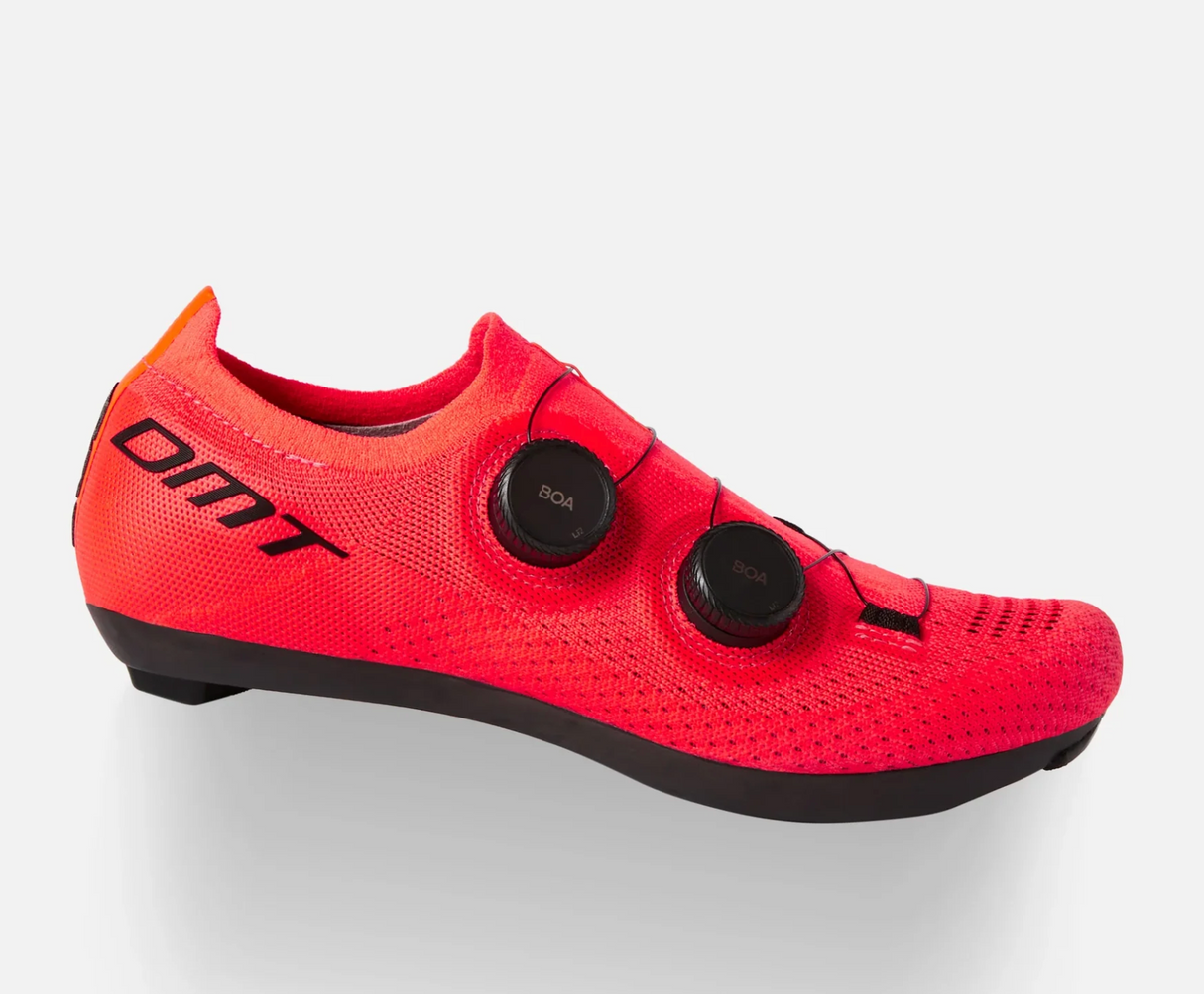 DMT KR0 Road Cycling Shoes - Coral/Black - Size 37.5