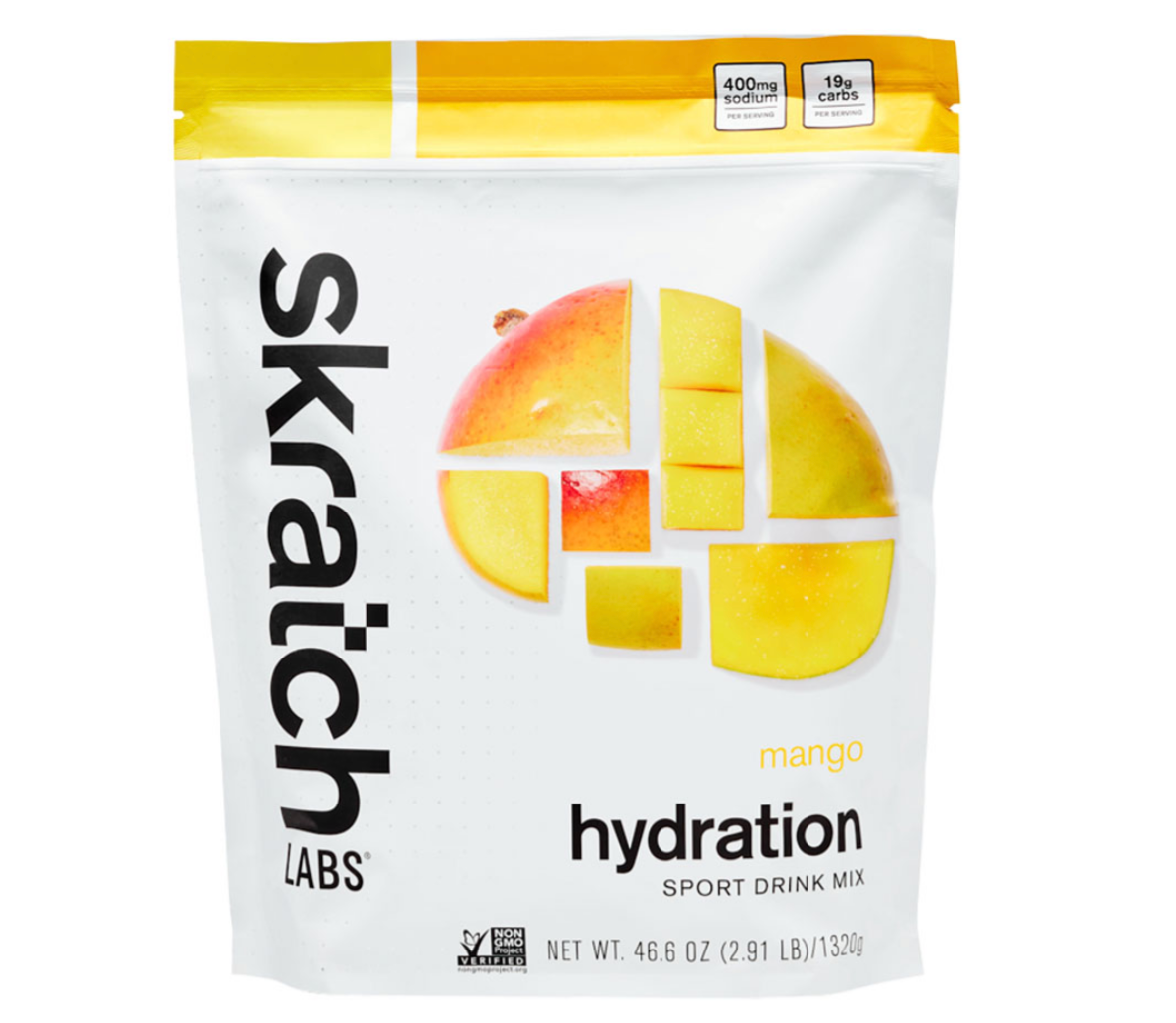 Skratch Labs Hydration Sport Drink Mix Mango 60 -Serving Resealable Pouch