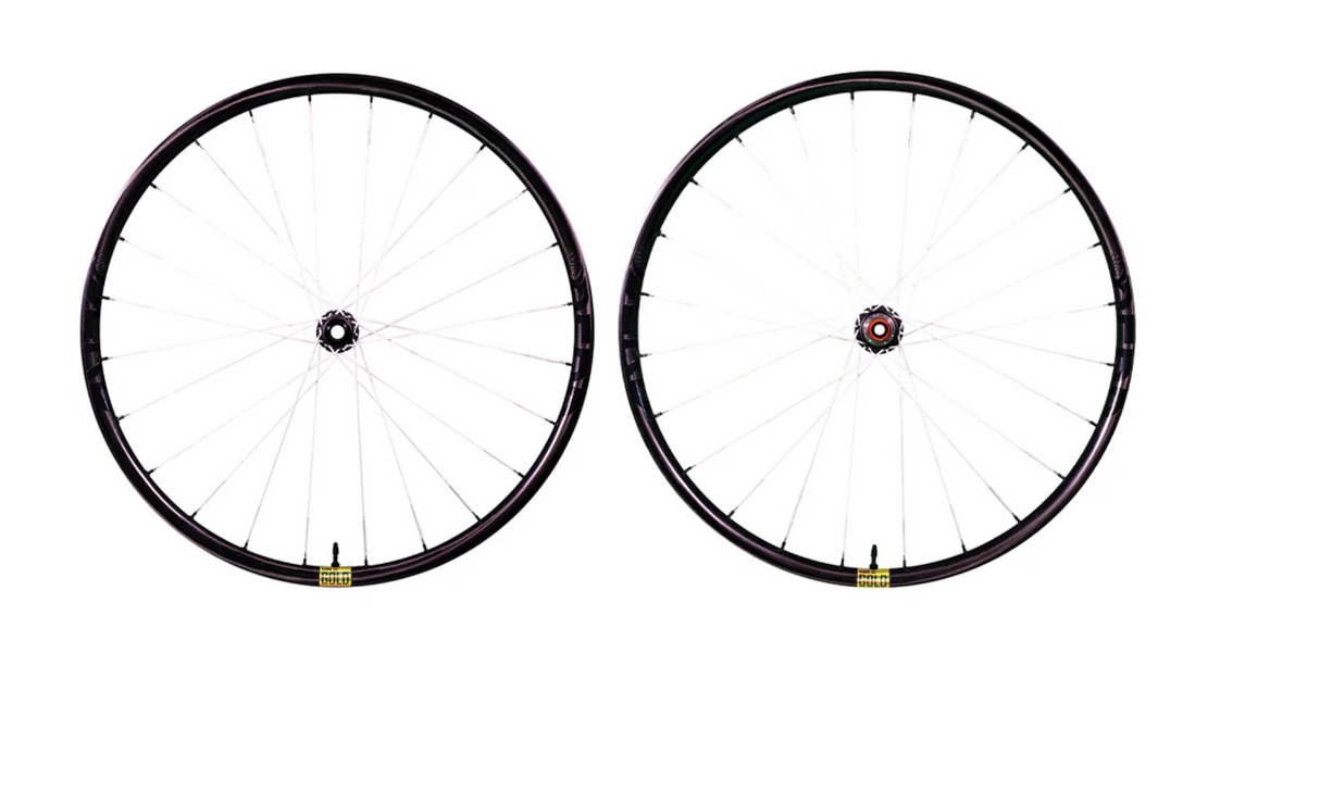BERD Hawk 30 Gold Mountain Bike Wheels 29" w/ Shimano Microspline Freehub