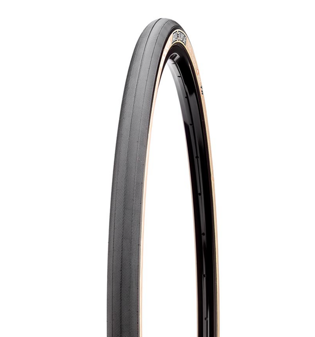 Maxxis, Re-Fuse, Tire, 700x32C, Folding, Tubeless Ready, Dual, MaxxShield, 60TPI, Tanwall