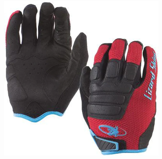 Lizard Skins Cycling Unisex Adult Lizard Skins Cycling Gloves Monitor HD - Crimson/Black - L Crimson/Black