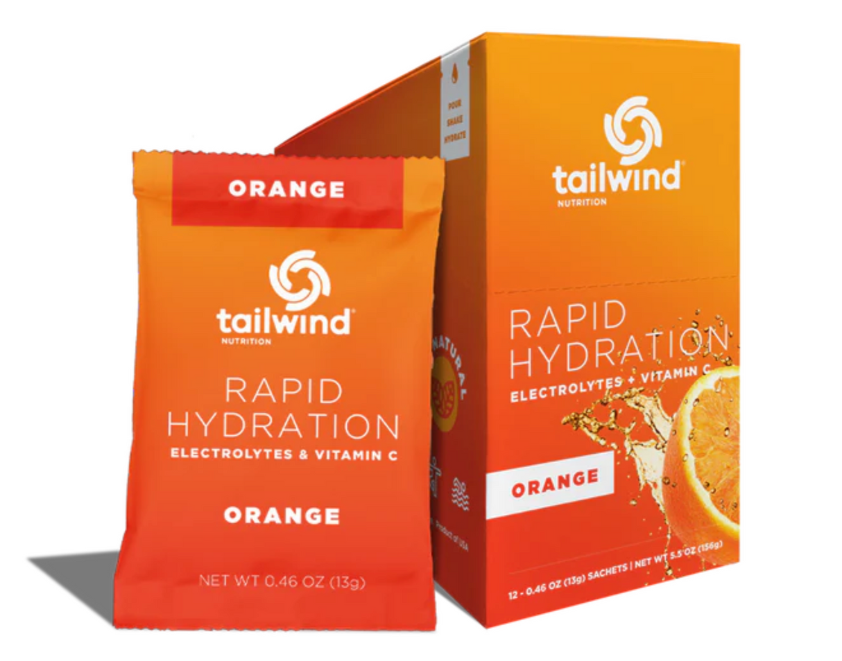 Tailwind Nutrition - Rapid Hydration - Orange - 12 Single Pack Servings