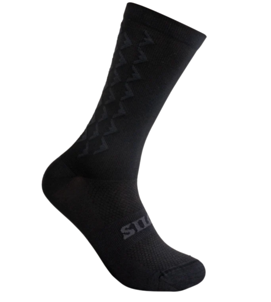 Silca Everyday Aero Cycling Socks - Black - Medium