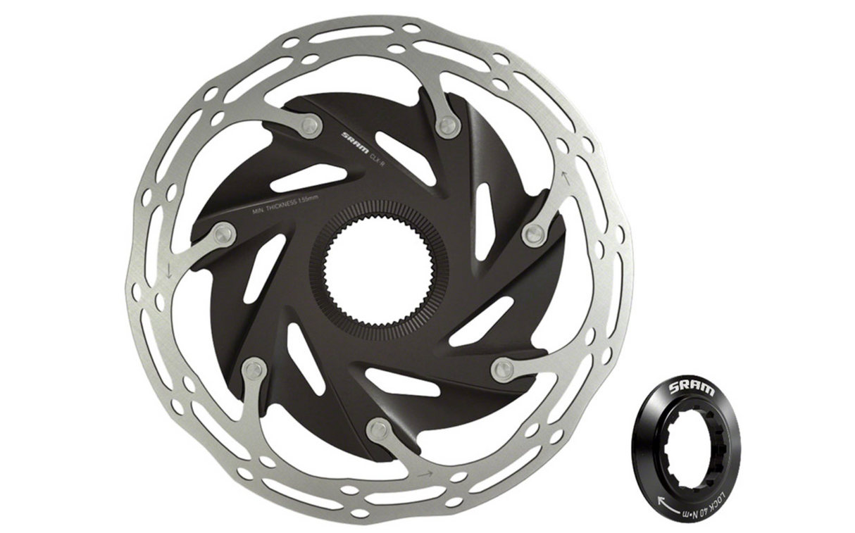 SRAM CenterLine XR Bicycle Disc Brake Rotor - 140mm, Center Lock w/ Lockring