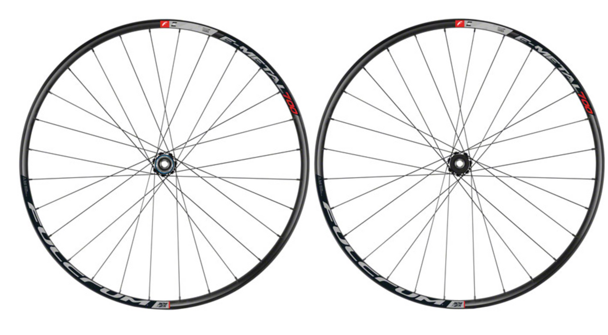 Fulcrum E-Metal 700 Wheelset - 27.5", 15 x 110mm/12 x 148mm , CenterLock, HG 11 MTN, Black