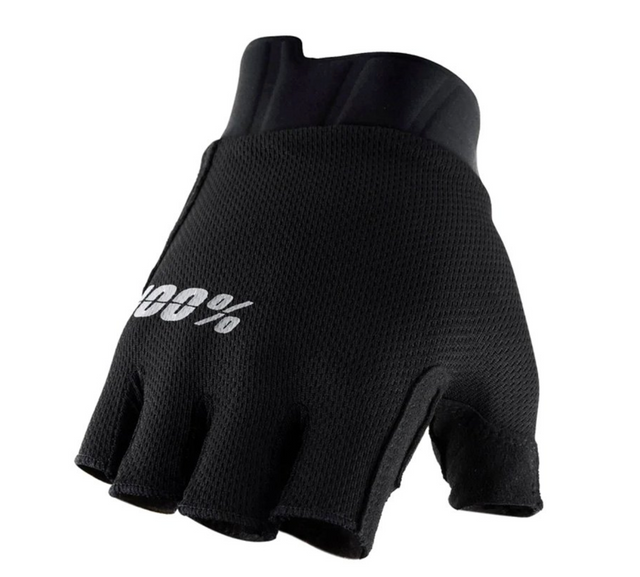 100% EXCEEDA Gel Short Finger Cycling Gloves Solid Black XLarge Sporting Goods > Cycling > Cycling Clothing > Gloves Full Catalog 100%