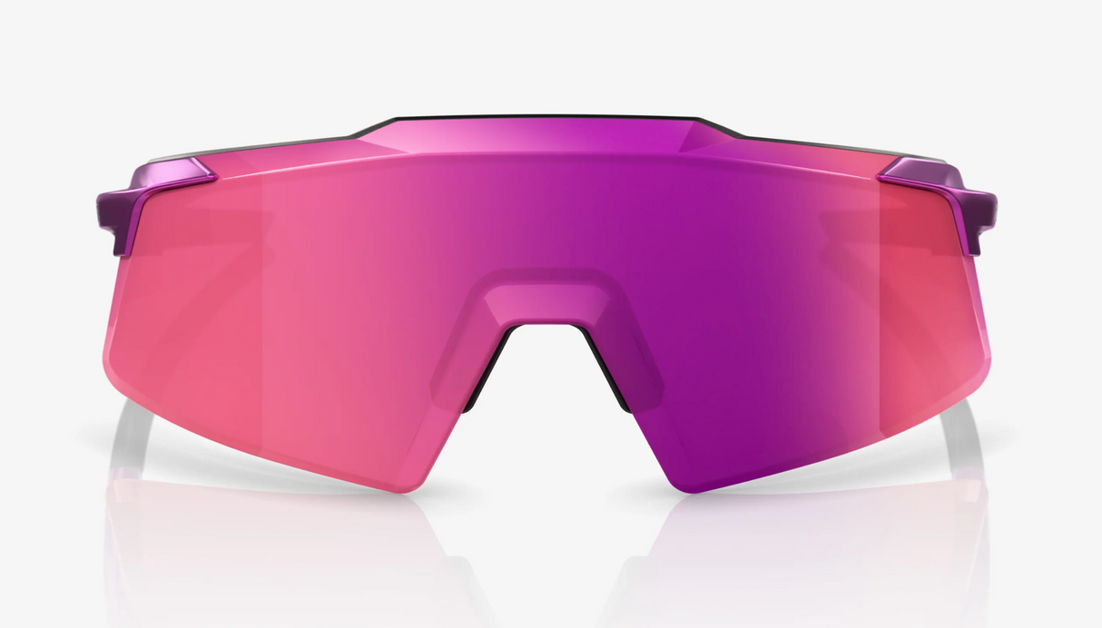 100% Percent Sunglasses - Aerocraft - Gloss Purple Chrome - Purple Multilayer