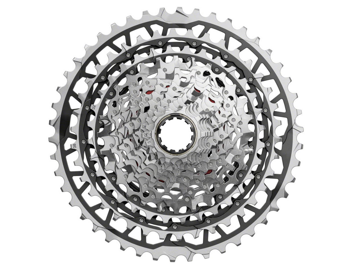 SRAM Force XPLR XG-1371 Cassette - 13-Speed, 10-46t, For XDR Driver, Silver, E1