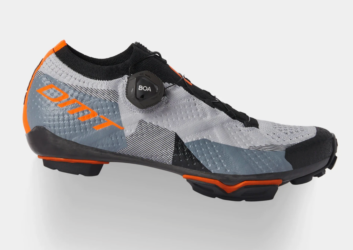 DMT KM1 Mountain Bike Shoes - Anthracite/Black/Orange - Size 37.5
