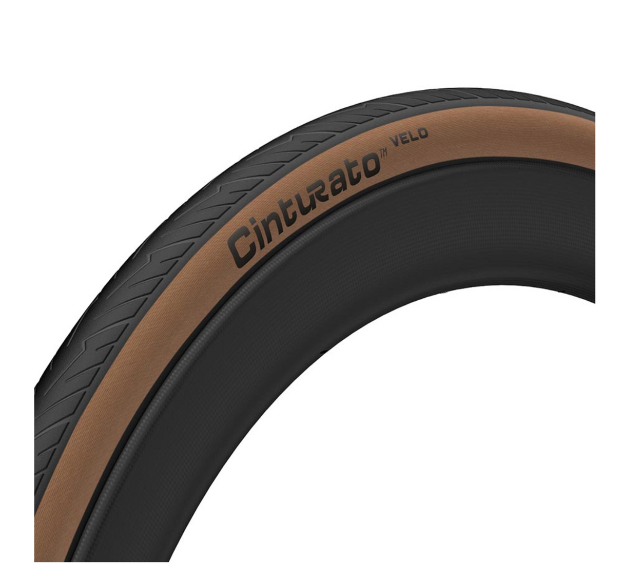 Pirelli, Cinturato Velo TLR, Road Tire, 700x28C, Folding, TR 66TPI, Tanwall