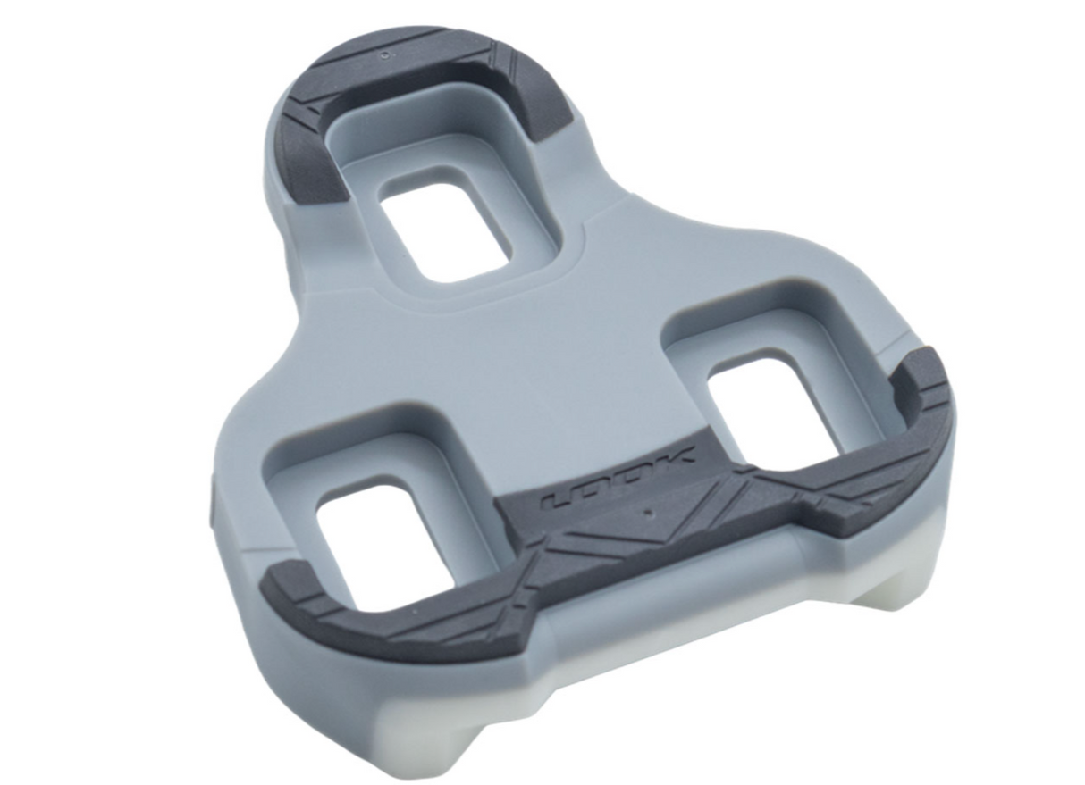 LOOK KEO GRIP Cleat - 4.5 Degree Float, Gray, Tri-material