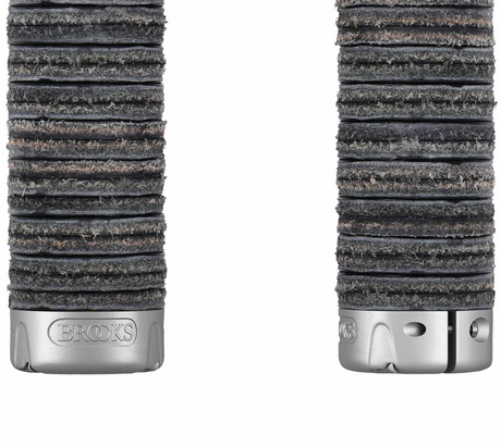 Brooks England Plump Leather Grips 2 x 130mm Black Sporting Goods > Cycling > Bicycle Components & Parts > Handlebar Grips, Tape & Pads Full Catalog Brooks