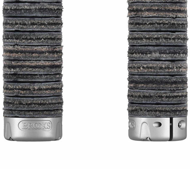 Brooks England Plump Leather Grips 2 x 130mm Black Sporting Goods > Cycling > Bicycle Components & Parts > Handlebar Grips, Tape & Pads Full Catalog Brooks