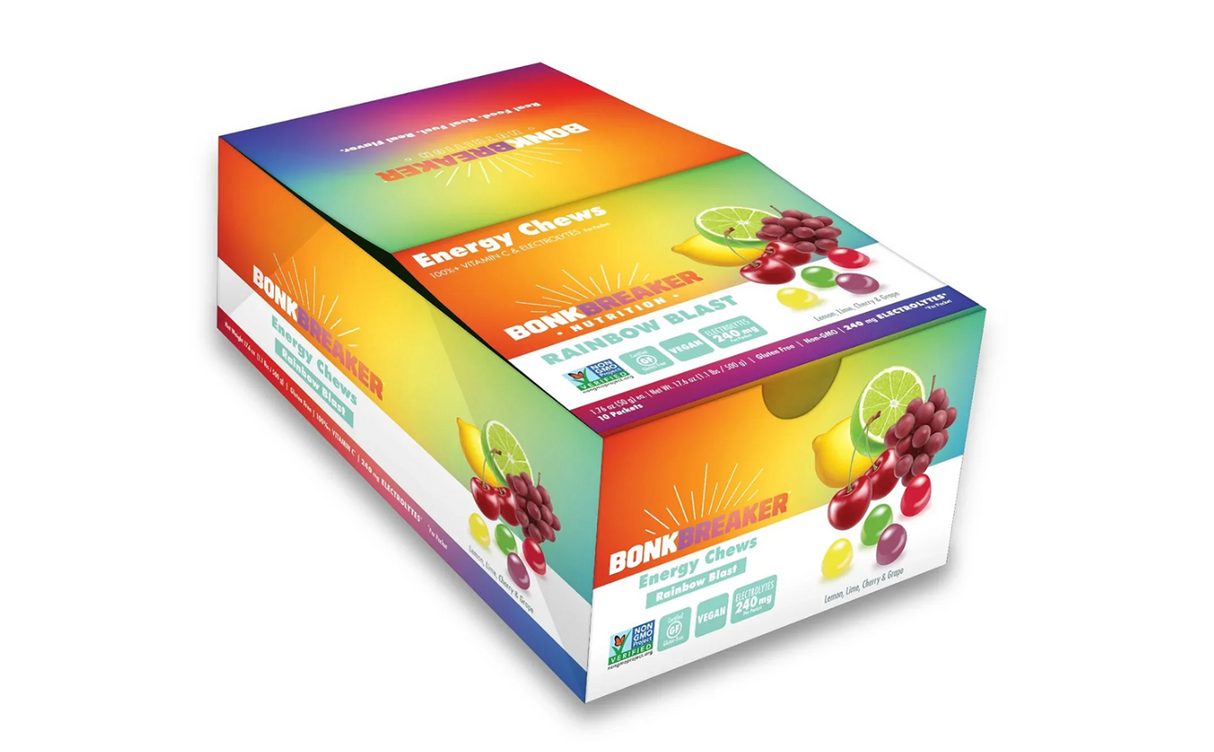 Bonk Breakers Energy Chews - Rainbow Blast Single Pack