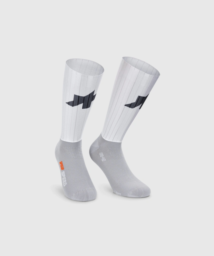 Assos RSR Aero Speed Socks S11 - White - Size I (39-42)