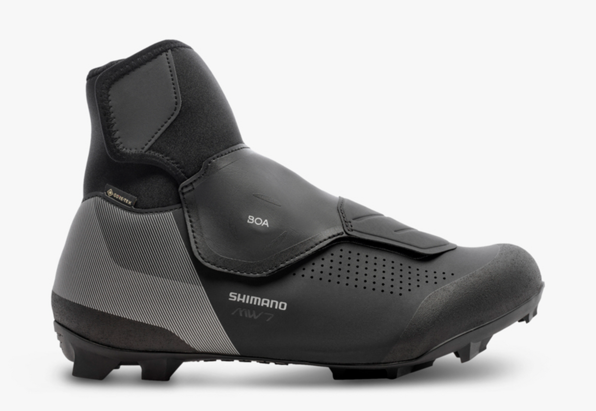 Shimano SH-MW702-WIDE Cycling Shoes - Black - 42