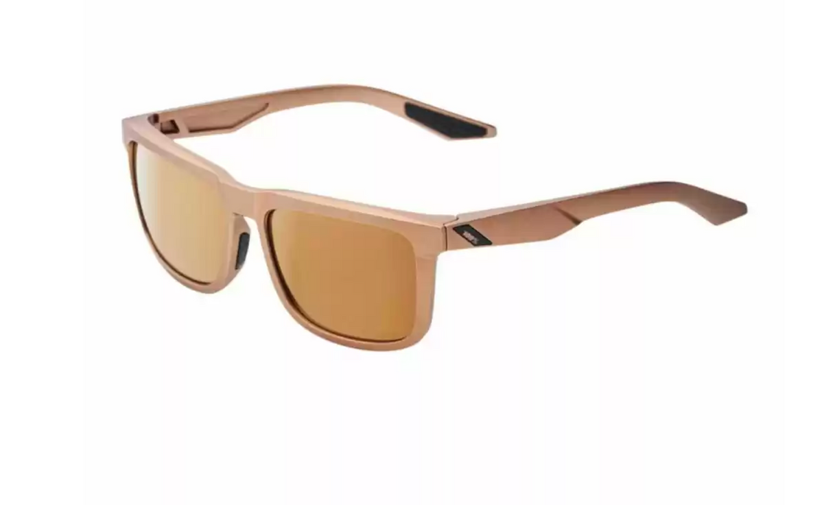 100% Sunglasses - Blake - Matte Copper Chromium - Hiper Copper Lens