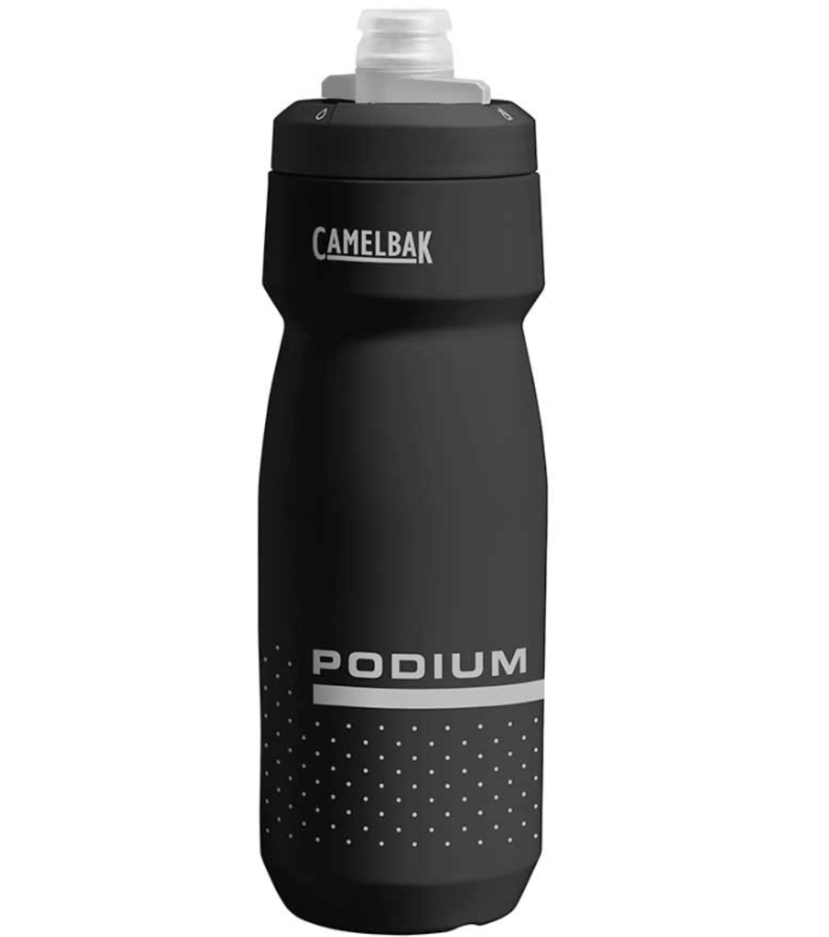 Camelbak, Podium 24oz, Cycling Water Bottle, 710ml / 24oz, Gloss Black