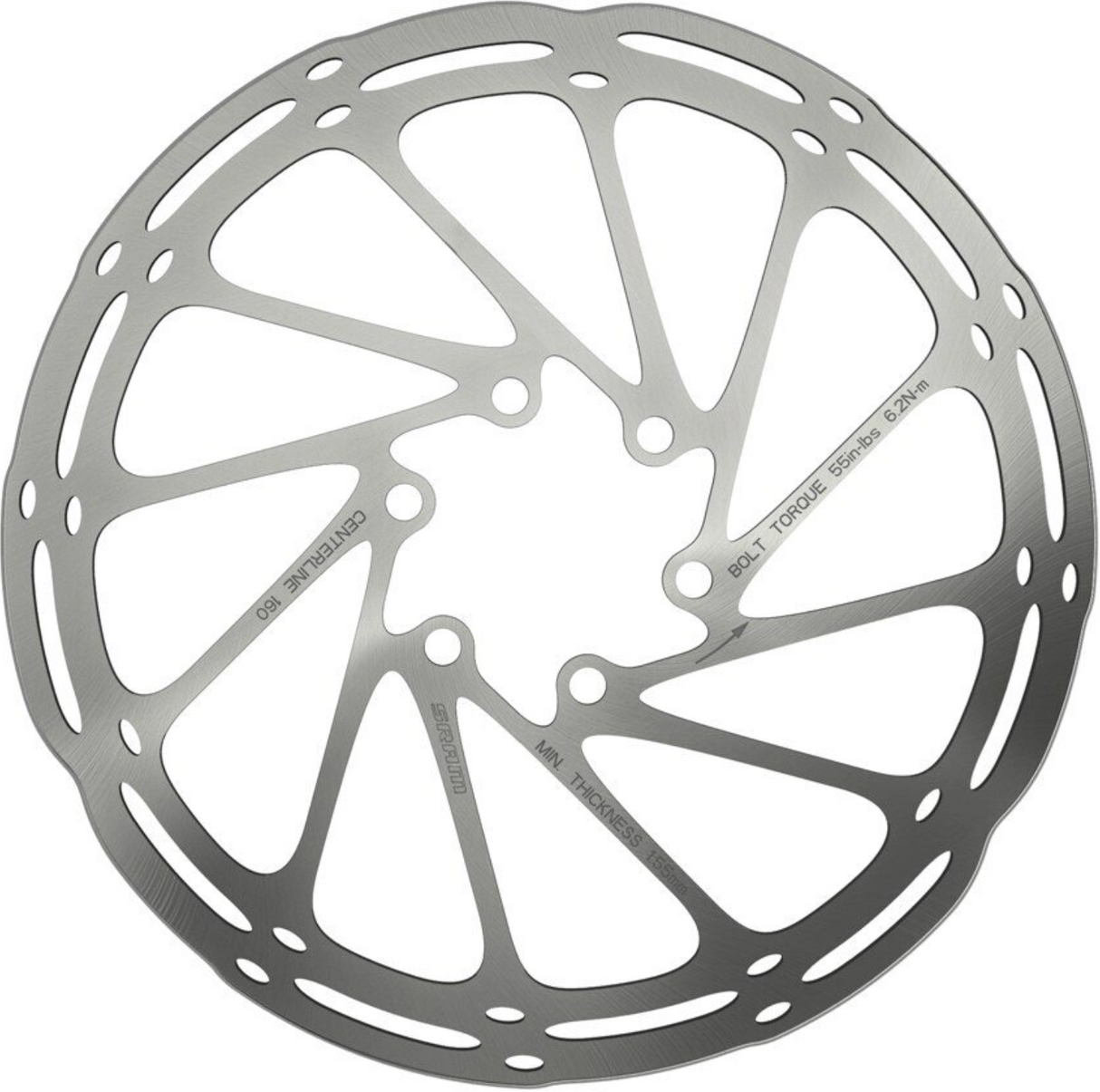 SRAM CenterLine Disc Brake Rotor 220mm 6 Bolt